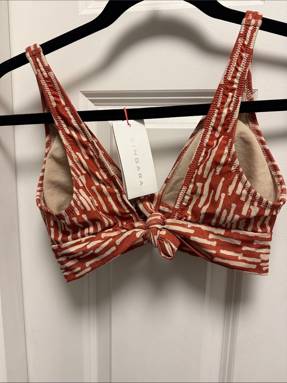 Zingara Rust Patterned Two-Piece Bikini Set - 4 - Picture 3 of 6